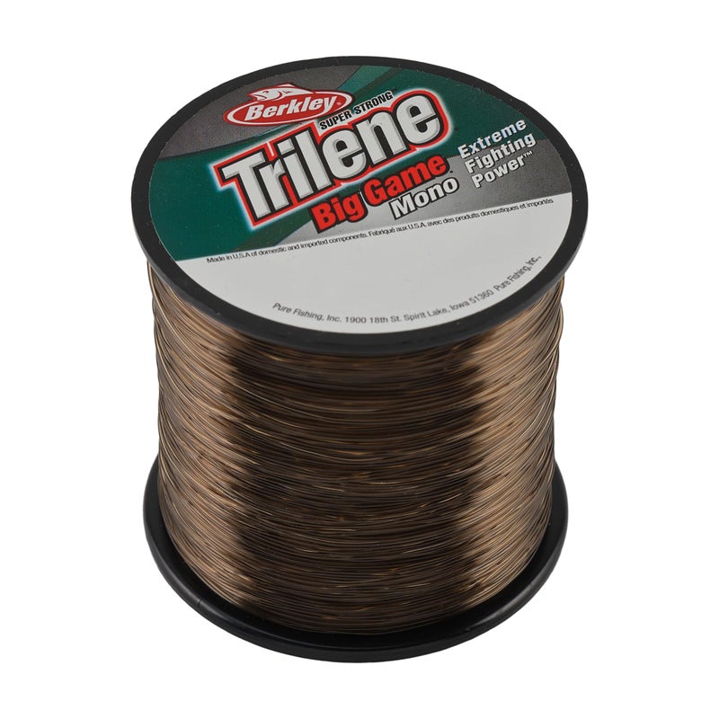 Berkley خط صيد بيركلي تريلين® بيغ غيم™، بني ساحلي، 10 رطل | 4.5 كجم، 1500 ياردة | 1371 متر من خيوط الصيد الأحادية، مناسب للبيئات المالحة والعذبة - Image 1